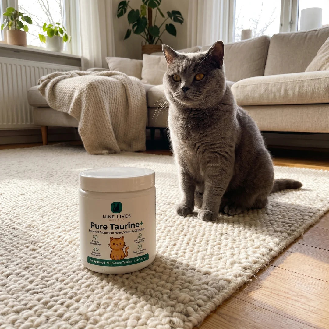 Happy cat with Pure Taurine+